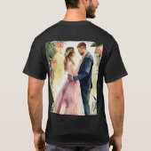 Huwelijk Afbeelding T-shirt (Achterkant)