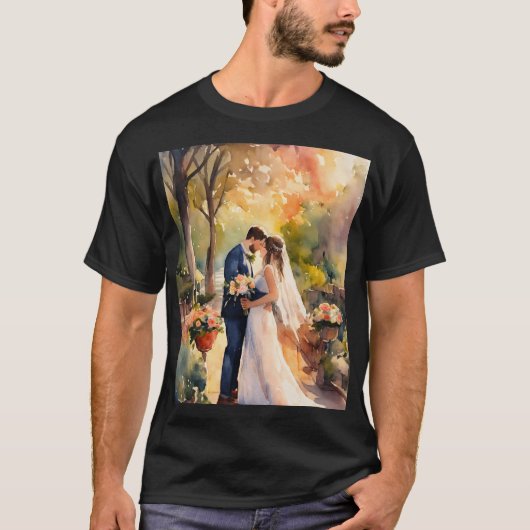 Huwelijk Afbeeldingen T-shirt (Voorkant)