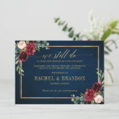 Huwelijk afgezegd uitgesteld plannen gewijzigd ber kaart (Staand voorkant)