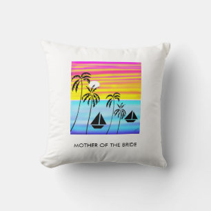 Huwelijk, Afrikaanse kunst Tropische Zonsondergang Kussen