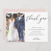 HUWELIJK BEDANKT voor Sonia & Michael (Voorkant / Achterkant)