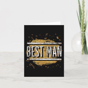 Huwelijk Beste Man Groomsmen Huwelijk Bachelor Par Kaart