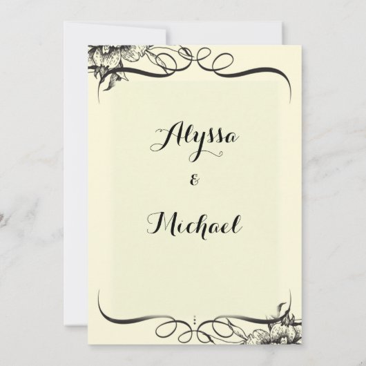 Huwelijk bewaar de datum save the date (Achterkant)