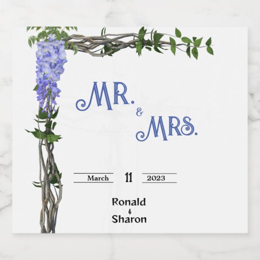 huwelijk bier etiket (Enkel label)