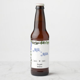 huwelijk bier etiket