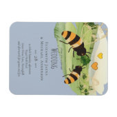 Huwelijk Bij Imkers Bijen Magneet (Horizontaal)