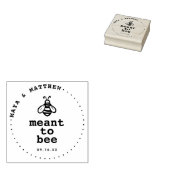 Huwelijk Bijenbruiloft van de Honingbij Rubberstempel (Gestempeld)