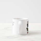 Huwelijk, bliksem, donder Humor Espresso Kop (Achterkant)