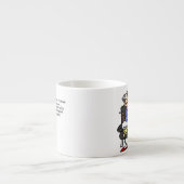 Huwelijk, bliksem, donder Humor Espresso Kop (Voorkant)