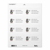 Huwelijk, bliksem, donder Humor Etiket (Full Sheet)