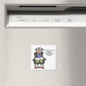 Huwelijk, bliksem, donder Humor Magneet (Insitu (Vaatwasser))