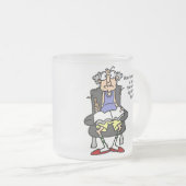 Huwelijk, bliksem, donder Humor Matglas Koffiemok (Voorkant rechts)