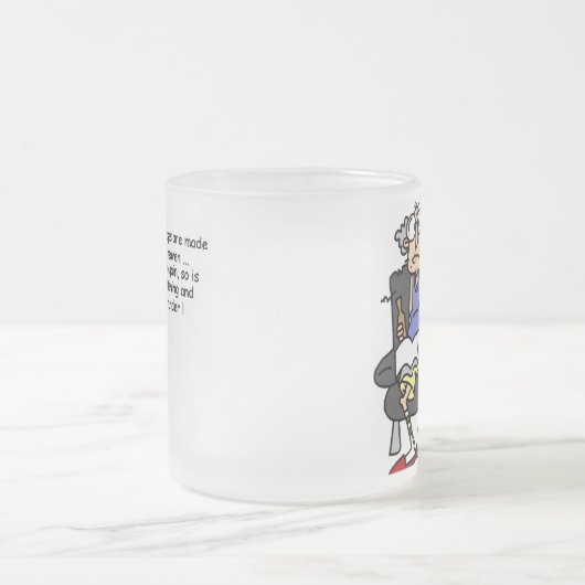 Huwelijk, bliksem, donder Humor Matglas Koffiemok (Center)