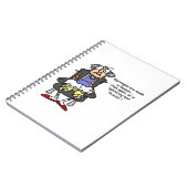 Huwelijk, bliksem, donder Humor Notitieboek (Linkerzijde)