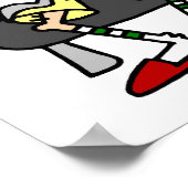 Huwelijk, bliksem, donder Humor Poster (Hoek)