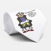 Huwelijk, bliksem, donder Humor Stropdas (Opgerold)