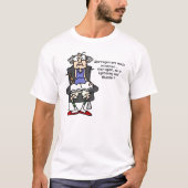 Huwelijk, bliksem, donder Humor T-shirt (Voorkant)