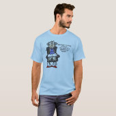 Huwelijk, bliksem, donder Humor T-shirt (Voorkant volledig)