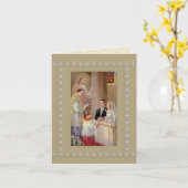 Huwelijk Bruid Bruidegom Jezus Priester Kaart (Gele Bloem)