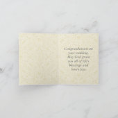 Huwelijk Bruid Bruidegom Mary Joseph Kaart (Binnen)