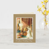 Huwelijk Bruid Bruidegom Mary Joseph Kaart (Gele Bloem)