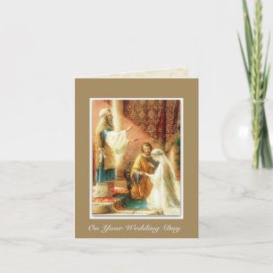 Huwelijk Bruid Bruidegom Mary Joseph Kaart