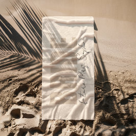 Huwelijk Bruid | Toekomstige Mrs. Naam Cadeau Strandlaken