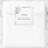Huwelijk bruidsmeisje cadeau stickers (Tas)