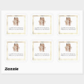Huwelijk bruidsmeisje cadeau stickers (Vel)