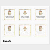 Huwelijk Bruidsmeisje Cadeau Stickers (Vel)