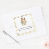 Huwelijk Bruidsmeisje Cadeau Stickers (Envelop)
