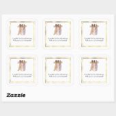 Huwelijk Bruidsmeisje Cadeau Stickers (Vel)