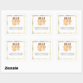 Huwelijk Bruidsmeisje Cadeau Stickers (Vel)