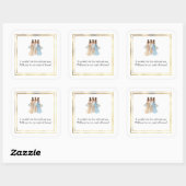 Huwelijk bruidsmeisje cadeau stickers (Vel)