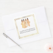 Huwelijk bruidsmeisje cadeau stickers (Envelop)