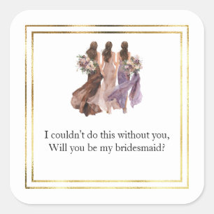 Huwelijk Bruidsmeisje Cadeau Stickers