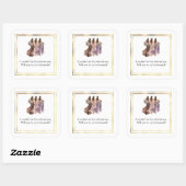 Huwelijk Bruidsmeisje Cadeau Stickers (Vel)