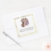 Huwelijk Bruidsmeisje Cadeau Stickers (Envelop)