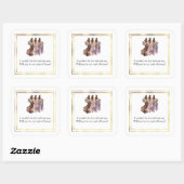 Huwelijk bruidsmeisje cadeau stickers (Vel)