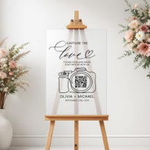 Huwelijk Capture The Love QR Code Foto delen