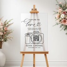 Huwelijk Capture The Love QR Code Foto delen