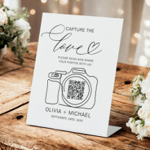Huwelijk Capture The Love QR Code Foto delen