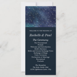 Huwelijk Celestial Star Night Navy Programma