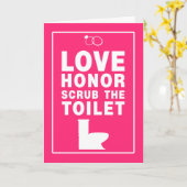 Huwelijk Congrats die Passen getrouwd Honeymooners Kaart (Gele Bloem)