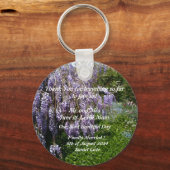 Huwelijk Dank u Cadeau Gunst Sleutelhanger (Voorkant)