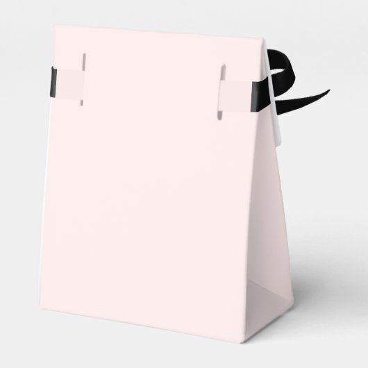 Huwelijk Dank u Chic Roze Bloemen Favoriete Dozen Bedankdoosjes (Achterkant)