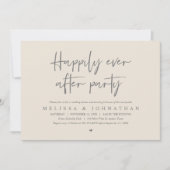 Huwelijk Elopement Diner, nog lang en gelukkig na  Kaart (Voorkant)