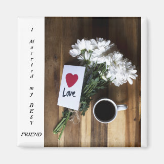 huwelijk en beste vriend magneet