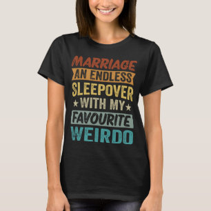 Huwelijk en eindeloze logeerpartij met mijn favori t-shirt