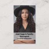 Huwelijk en familie therapeut aangepaste QR Visitekaartje (Voorkant)